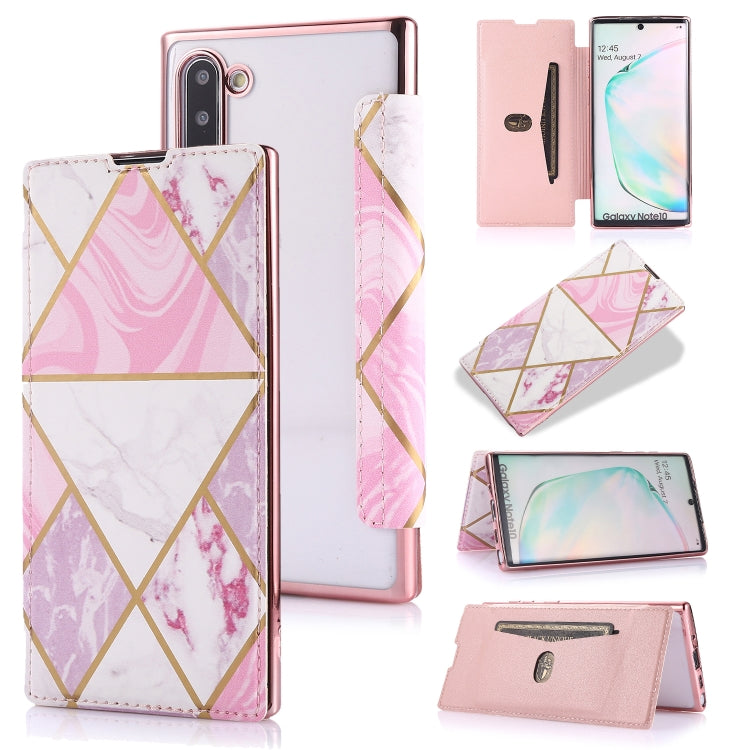 Custodia in pelle a conchiglia orizzontale PU + TPU con placcatura abbronzante con supporto e slot per schede, For Samsung Galaxy Note20 Ultra, For Samsung Galaxy Note10+, For Samsung Galaxy S10, For Samsung Galaxy A71, For Samsung Galaxy S9           ...