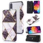 Custodia in pelle a conchiglia orizzontale PU + TPU con placcatura abbronzante con supporto e slot per schede, For Samsung Galaxy A50, For Samsung Galaxy S8, For Samsung Galaxy S9+, For Samsung Galaxy A20 / A30, For Samsung Galaxy S10e                 ...