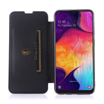 Custodia in pelle a conchiglia orizzontale PU + TPU con placcatura abbronzante con supporto e slot per schede, For Samsung Galaxy A50, For Samsung Galaxy S8, For Samsung Galaxy S9+, For Samsung Galaxy A20 / A30, For Samsung Galaxy S10e                 ...