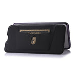 Custodia in pelle a conchiglia orizzontale PU + TPU con placcatura abbronzante con supporto e slot per schede, For Samsung Galaxy A50, For Samsung Galaxy S8, For Samsung Galaxy S9+, For Samsung Galaxy A20 / A30, For Samsung Galaxy S10e                 ...
