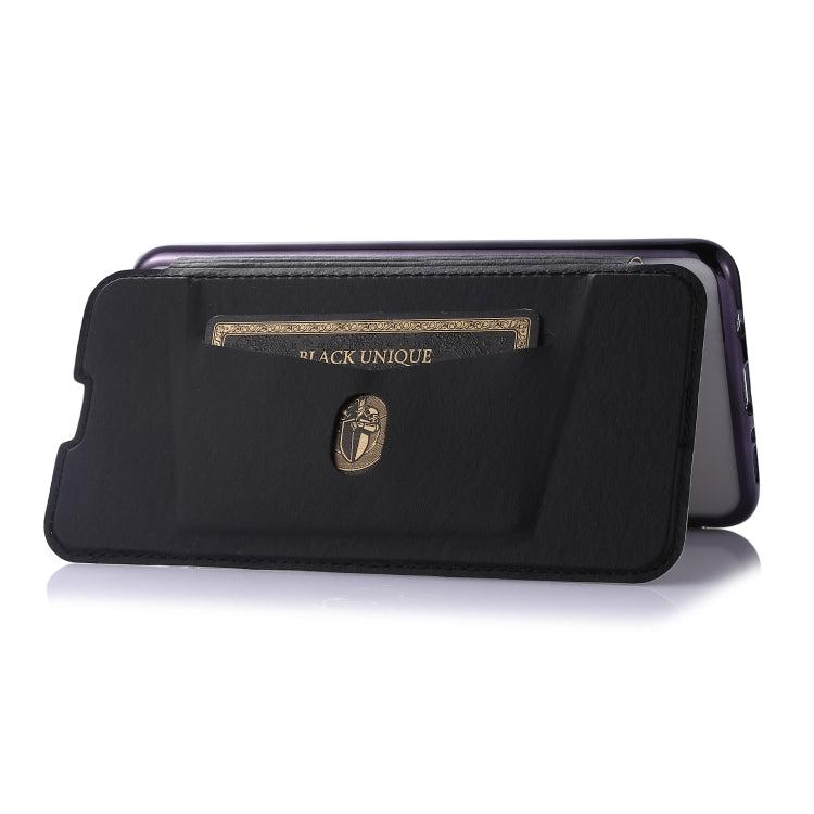 Custodia in pelle a conchiglia orizzontale PU + TPU con placcatura abbronzante con supporto e slot per schede, For Samsung Galaxy A50, For Samsung Galaxy S8, For Samsung Galaxy S9+, For Samsung Galaxy A20 / A30, For Samsung Galaxy S10e                 ...