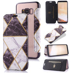 Custodia in pelle a conchiglia orizzontale PU + TPU con placcatura abbronzante con supporto e slot per schede, For Samsung Galaxy A50, For Samsung Galaxy S8, For Samsung Galaxy S9+, For Samsung Galaxy A20 / A30, For Samsung Galaxy S10e                 ...