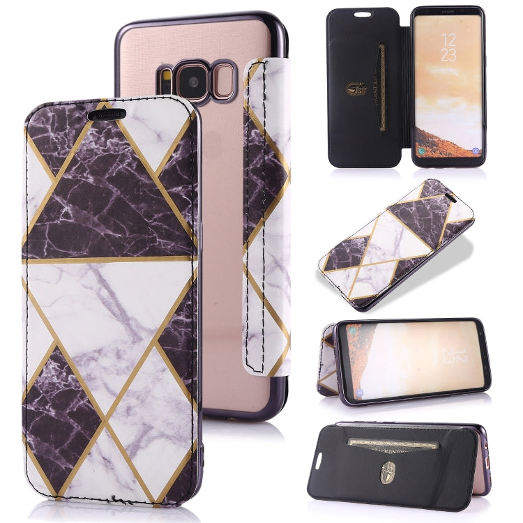 Custodia in pelle a conchiglia orizzontale PU + TPU con placcatura abbronzante con supporto e slot per schede, For Samsung Galaxy A50, For Samsung Galaxy S8, For Samsung Galaxy S9+, For Samsung Galaxy A20 / A30, For Samsung Galaxy S10e                 ...