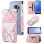 Custodia in pelle a conchiglia orizzontale PU + TPU con placcatura abbronzante con supporto e slot per schede, For Samsung Galaxy A50, For Samsung Galaxy S8, For Samsung Galaxy S9+, For Samsung Galaxy A20 / A30, For Samsung Galaxy S10e                 ...