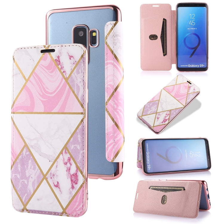 Custodia in pelle a conchiglia orizzontale PU + TPU con placcatura abbronzante con supporto e slot per schede, For Samsung Galaxy A50, For Samsung Galaxy S8, For Samsung Galaxy S9+, For Samsung Galaxy A20 / A30, For Samsung Galaxy S10e                 ...