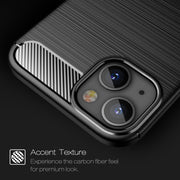 Custodia in TPU in fibra di carbonio con trama spazzolata, For Motorola Moto G Stylus 2021 5G, For iPhone 13, For iPhone 13 mini, For iPhone 13 Pro, For iPhone 13 Pro Max