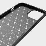 Custodia TPU in fibra di carbonio per smartphone compatibili