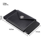Marsupio in pelle elastico per smartphone compatibili