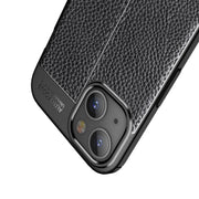 Custodia antiurto in TPU con texture Litchi, For iPhone 13 mini, For iPhone 13 Pro, For iPhone 13 Pro Max, For iPhone 13, For vivo Y73 5G