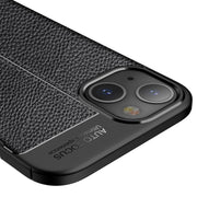 Custodia antiurto in TPU con texture Litchi, For iPhone 13 mini, For iPhone 13 Pro, For iPhone 13 Pro Max, For iPhone 13, For vivo Y73 5G