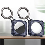 Custodia in fibra di carbonio con anello portachiavi per AirTag