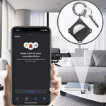 Custodia in fibra di carbonio con anello portachiavi per AirTag