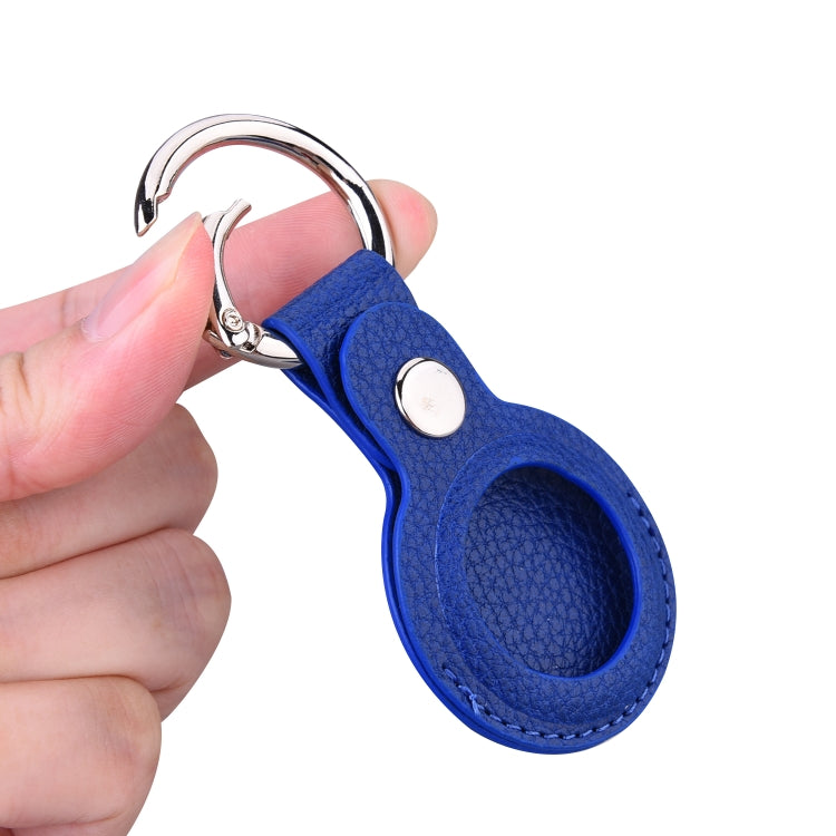 Custodia in pelle con portachiavi per AirTag Apple