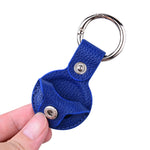 Custodia in pelle con portachiavi per AirTag Apple