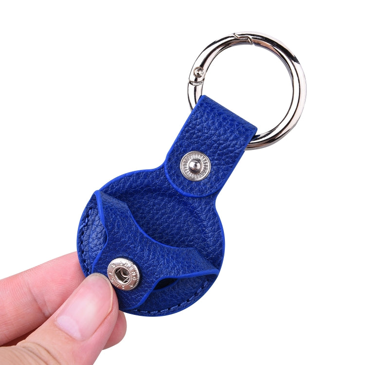 Custodia in pelle con portachiavi per AirTag Apple