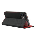 Custodia portafoglio in pelle con slot carte per iPhone