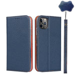 Custodia portafoglio in pelle con slot carte per iPhone
