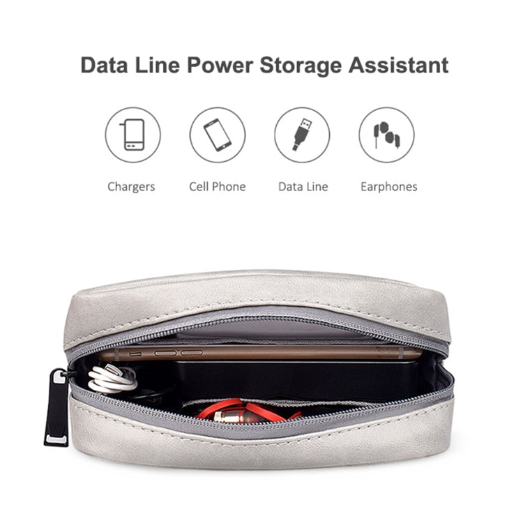 Borsa in pelle PU per accessori digitali portatili
