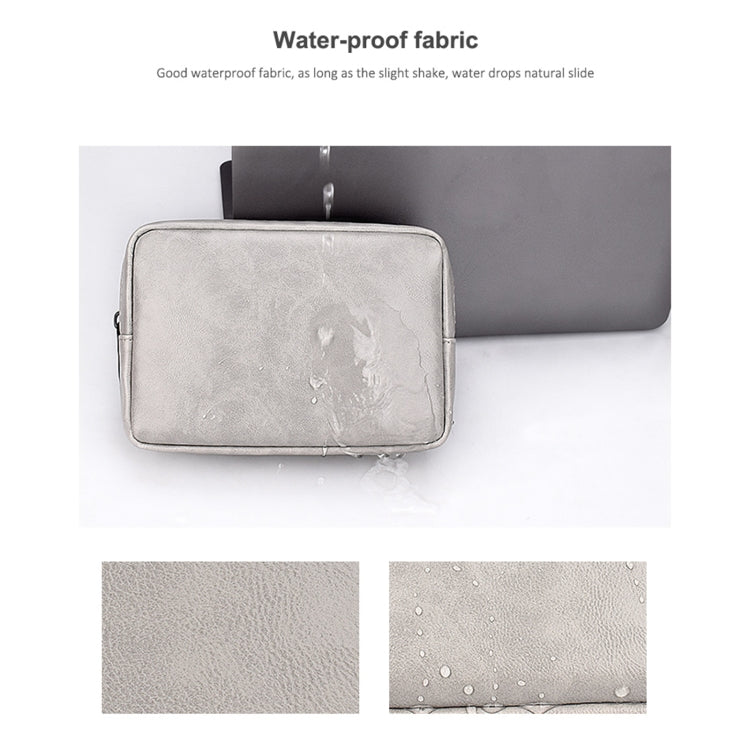 Borsa in pelle PU per accessori digitali portatili