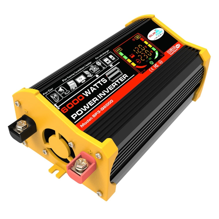 Legend III Generation DC12V a AC220V 6000W Inverter per auto con display a LED, DC12V to AC220V