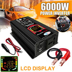 Inverter di alimentazione per auto Tang III generazione da 12V a 110V 6000W con display LCD e doppia USB, 12V to 110V