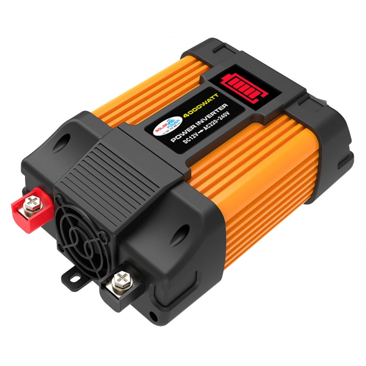 Little Wasp Alimentatore per auto da 12V a 220V 4000W con display LED e doppia USB, 12V to 220V 4000W