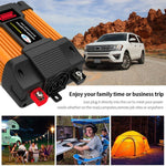 Little Wasp Alimentatore per auto da 12V a 220V 4000W con display LED e doppia USB, 12V to 220V 4000W