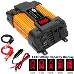 Little Wasp Convertitore di potenza per auto da 12 V a 110 V 6000 W con display LED e doppia USB, 12V to 110V 6000W