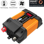 Little Wasp Alimentatore per auto da 12V a 220V 6000W con display LED e doppia USB, 12V to 220V 6000W