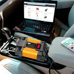 Little Wasp Alimentatore per auto da 12V a 220V 6000W con display LED e doppia USB, 12V to 220V 6000W