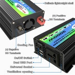 Tang I Generation 12V a 110V 3000W Inverter di alimentazione per auto intelligente con doppia USB, 12V to 110V