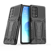 War Chariot Series Armor Custodia protettiva antiurto per PC + TPU all-inclusive con supporto invisibile, For OPPO Reno6 Pro+ 5G, For Xiaomi Redmi K40 Gaming, For Samsung Galaxy F52 5G