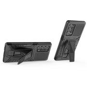War Chariot Series Armor Custodia protettiva antiurto per PC + TPU all-inclusive con supporto invisibile, For OPPO Reno6 Pro+ 5G, For Xiaomi Redmi K40 Gaming, For Samsung Galaxy F52 5G