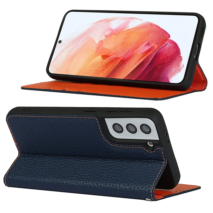 Custodia in pelle di vacchetta con strato superiore ribaltabile orizzontale con trama litchi con supporto e slot per carte e portafoglio e cinturino e avvolgitore, For Samsung Galaxy S21 5G, For Samsung Galaxy S20, For Samsung Galaxy S20 Plus          ...