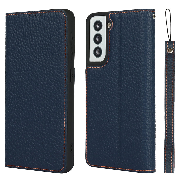 Custodia in pelle di vacchetta con strato superiore ribaltabile orizzontale con trama litchi con supporto e slot per carte e portafoglio e cinturino e avvolgitore, For Samsung Galaxy S21 5G, For Samsung Galaxy S20, For Samsung Galaxy S20 Plus          ...