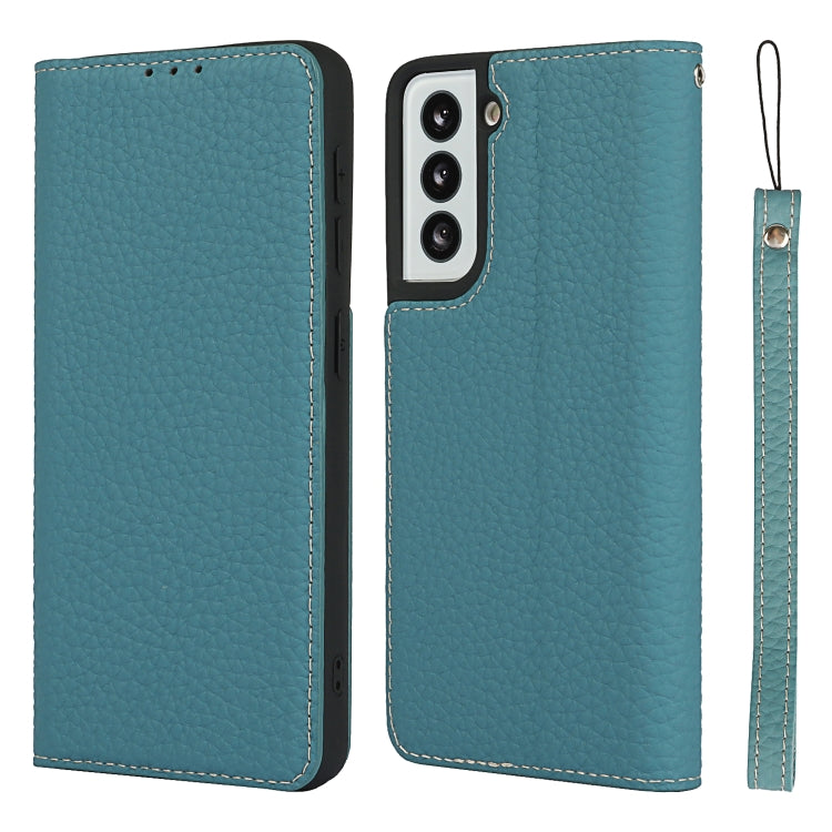 Custodia in pelle di vacchetta con strato superiore ribaltabile orizzontale con trama litchi con supporto e slot per carte e portafoglio e cinturino e avvolgitore, For Samsung Galaxy S21 5G, For Samsung Galaxy S20, For Samsung Galaxy S20 Plus          ...
