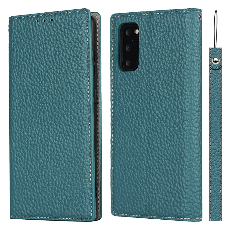 Custodia in pelle di vacchetta con strato superiore ribaltabile orizzontale con trama litchi con supporto e slot per carte e portafoglio e cinturino e avvolgitore, For Samsung Galaxy S21 5G, For Samsung Galaxy S20, For Samsung Galaxy S20 Plus          ...