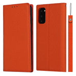 Custodia in pelle di vacchetta con strato superiore ribaltabile orizzontale con trama litchi con supporto e slot per carte e portafoglio e cinturino e avvolgitore, For Samsung Galaxy S21 5G, For Samsung Galaxy S20, For Samsung Galaxy S20 Plus          ...