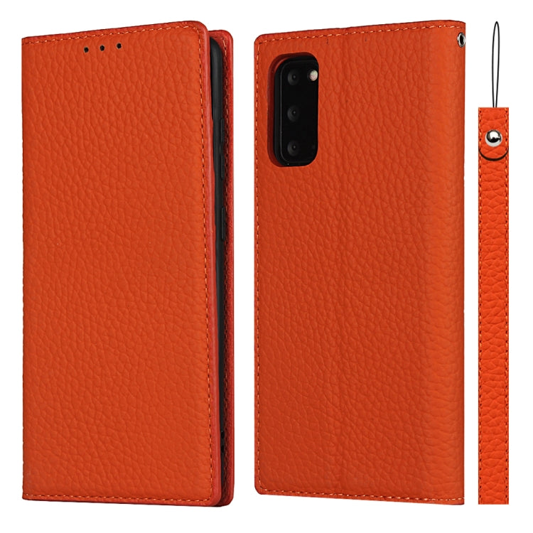 Custodia in pelle di vacchetta con strato superiore ribaltabile orizzontale con trama litchi con supporto e slot per carte e portafoglio e cinturino e avvolgitore, For Samsung Galaxy S21 5G, For Samsung Galaxy S20, For Samsung Galaxy S20 Plus          ...