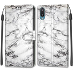 Custodia in pelle PU a vibrazione orizzontale con chiusura magnetica a disegno colorato di tensione con supporto e slot per schede, For Samsung Galaxy A02 / M02