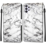 Custodia in pelle PU a vibrazione orizzontale con chiusura magnetica a disegno colorato di tensione con supporto e slot per schede, For Samsung Galaxy A32 5G