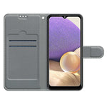 Custodia in pelle PU a vibrazione orizzontale con chiusura magnetica a disegno colorato di tensione con supporto e slot per schede, For Samsung Galaxy A32 5G