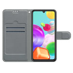 Custodia portafoglio in pelle PU con chiusura magnetica Samsung A