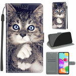 Custodia portafoglio in pelle PU con chiusura magnetica Samsung A