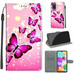 Custodia portafoglio in pelle PU con chiusura magnetica Samsung A