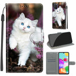 Custodia portafoglio in pelle PU con chiusura magnetica Samsung A
