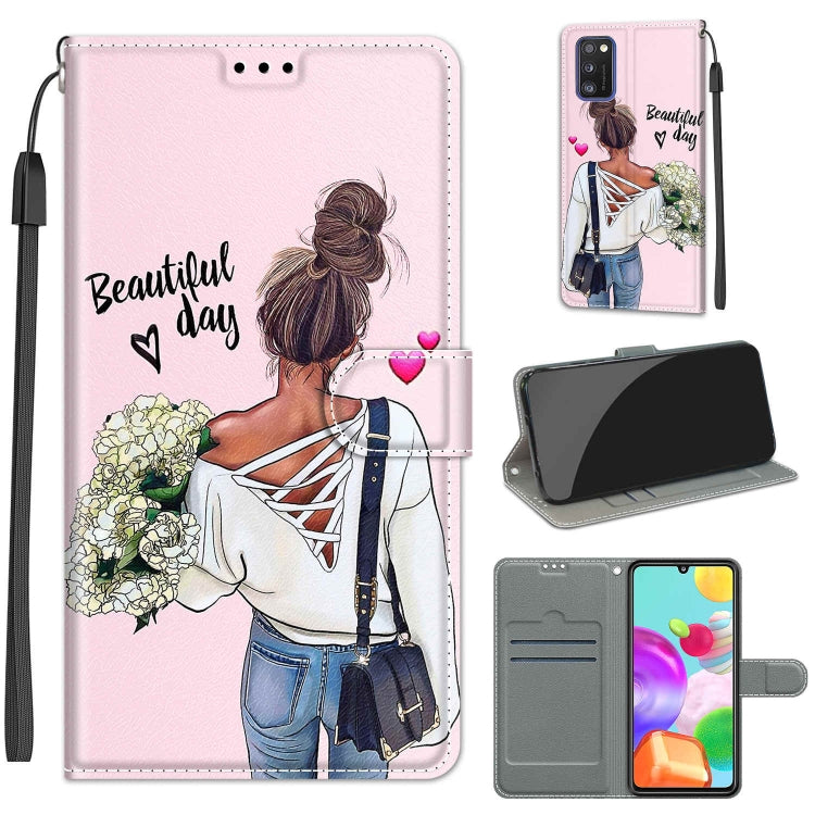 Custodia portafoglio in pelle PU con chiusura magnetica Samsung A