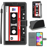 Custodia portafoglio in pelle PU con chiusura magnetica Samsung A