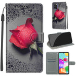 Custodia portafoglio in pelle PU con chiusura magnetica Samsung A