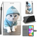Custodia portafoglio in pelle PU con chiusura magnetica Samsung A